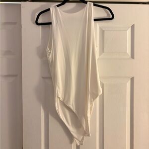 Nasty Gal Cream Bodysuit